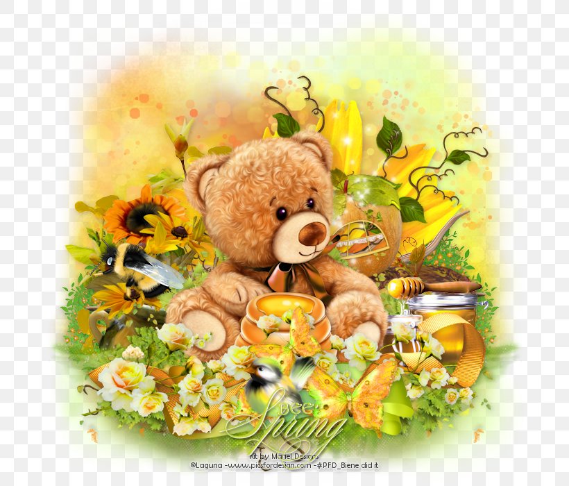 Floral Design Cut Flowers Flower Bouquet Stuffed Animals & Cuddly Toys, PNG, 700x700px, Watercolor, Cartoon, Flower, Frame, Heart Download Free