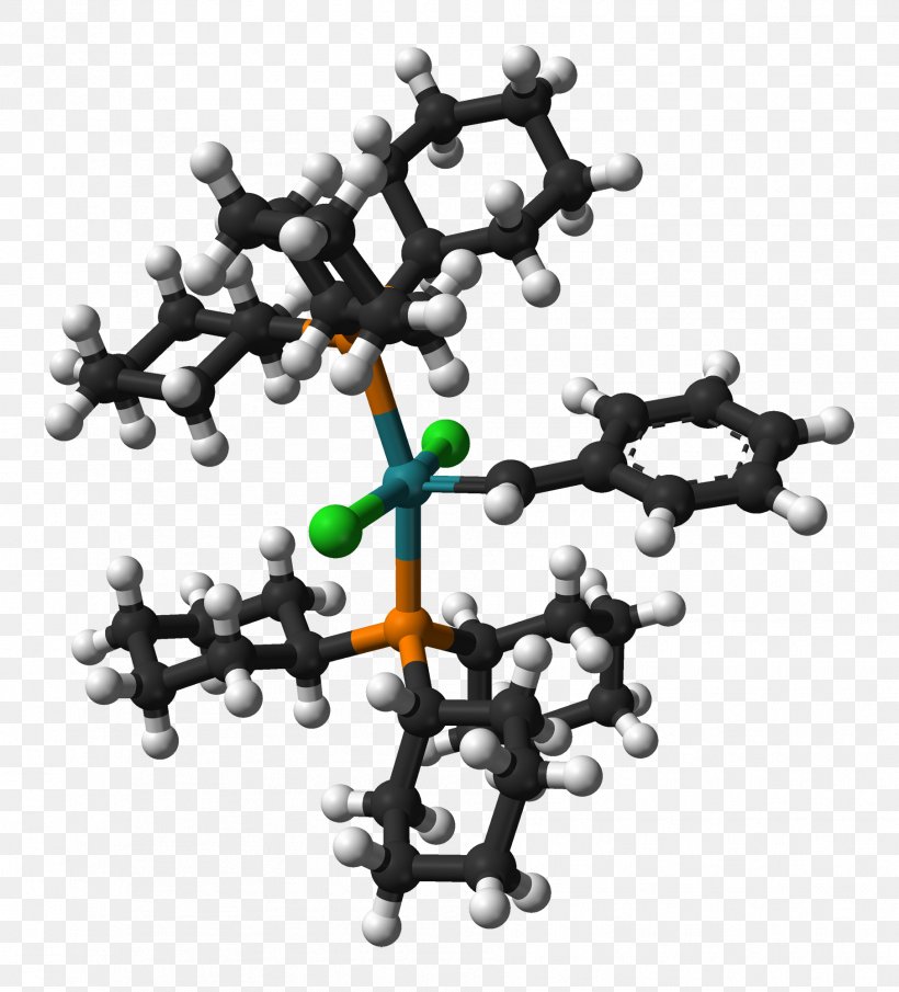 Grubbs' Catalyst Ball-and-stick Model Molecule Organometallic Chemistry Organic Chemistry, PNG, 1812x2000px, Ballandstick Model, Body Jewelry, Chemical Compound, Chemistry, Ligand Download Free