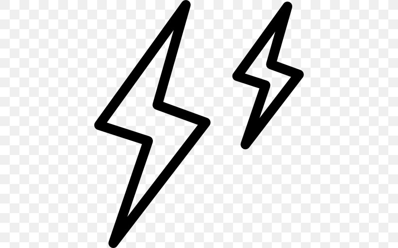 Shape Lightning Thunderstorm Electricity, PNG, 512x512px, Shape, Area, Black And White, Brand, Cloud Download Free
