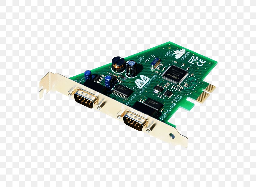 Graphics Cards & Video Adapters PCI Express Serial Port RS-232 Expansion Card, PNG, 600x600px, Graphics Cards Video Adapters, Computer Component, Computer Port, Conventional Pci, Digital Visual Interface Download Free