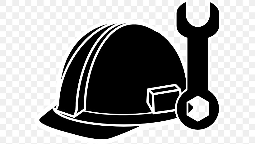 Hard Hats Party Hat Clip Art, PNG, 600x464px, Hat, Accessoire, Architectural Engineering, Black And White, Brand Download Free