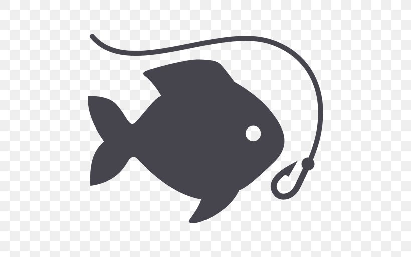 Big-game Fishing Fish Hook, PNG, 512x512px, Fishing, Biggame Fishing, Black, Black And White, Fish Download Free