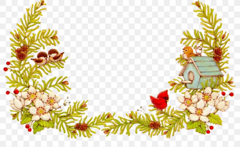 Floral Design Christmas Ornament Pine, PNG, 862x527px, Floral Design, Branch, Christmas, Christmas Day, Christmas Decoration Download Free