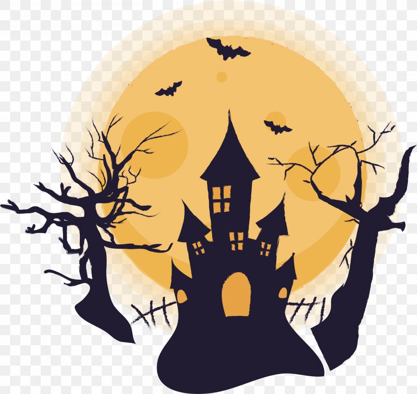 Halloween Castle, PNG, 3024x2864px, Castle, Art, Castle Party, Clip Art, Halloween Download Free