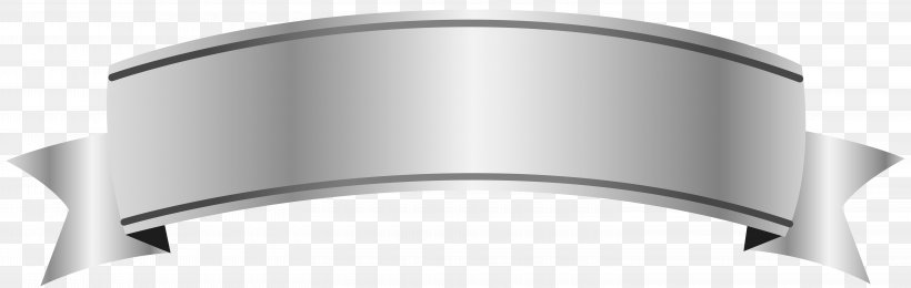 Silver, PNG, 6000x1909px, Ribbon, Banner, Brand, Decorative Box, Hardware Accessory Download Free