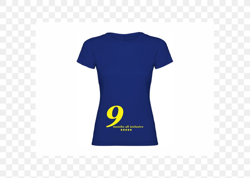 T-shirt Logo Sleeve, PNG, 585x585px, Tshirt, Active Shirt, Blue, Brand, Clothing Download Free
