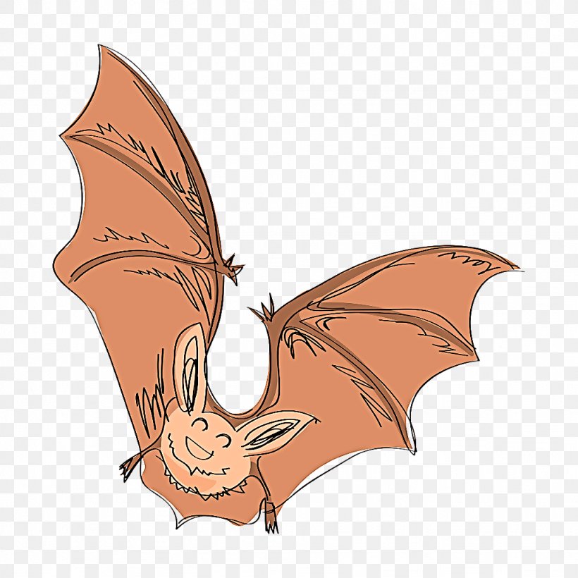 Cartoon Wing Bat Fictional Character Clip Art, PNG, 1024x1024px, Cartoon, Animation, Bat, Ear, Fictional Character Download Free