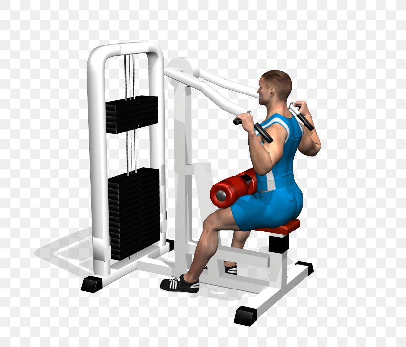 Pulldown Exercise Shoulder Fitness Centre Human Back Latissimus Dorsi Muscle, PNG, 700x700px, Pulldown Exercise, Arm, Dumbbell, Exercise, Exercise Equipment Download Free