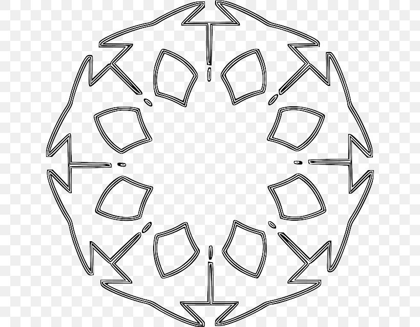 Rose Window Stained Glass Clip Art, PNG, 640x640px, Window, Area, Auto Part, Black And White, Church Window Download Free