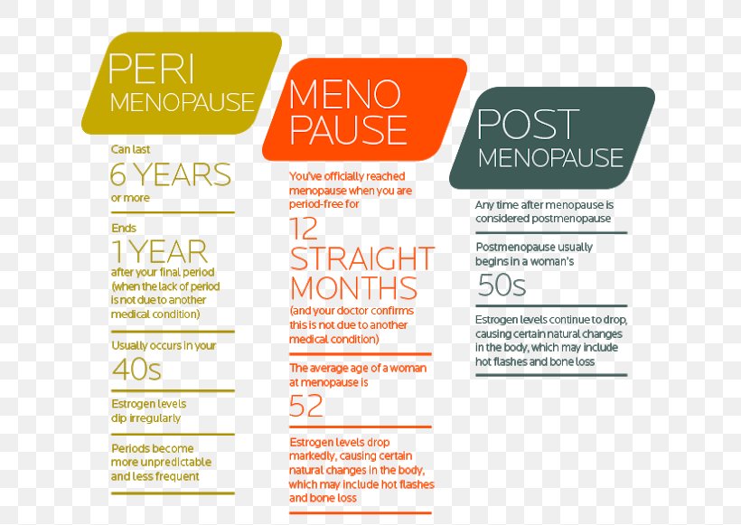 Perimenopause Menstruation Woman Hot Flash, PNG, 640x581px, Menopause, Brand, Brochure, Diagram, Estrogen Download Free