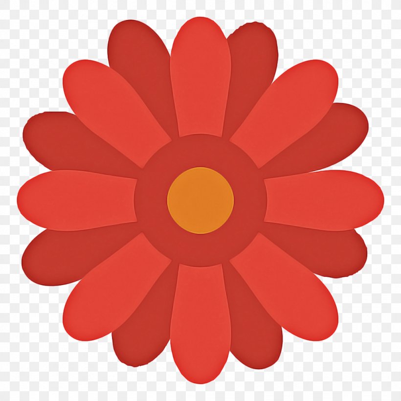 Red Petal Flower Gerbera Clip Art, PNG, 1024x1024px, Red, Daisy Family, Flower, Gerbera, Material Property Download Free
