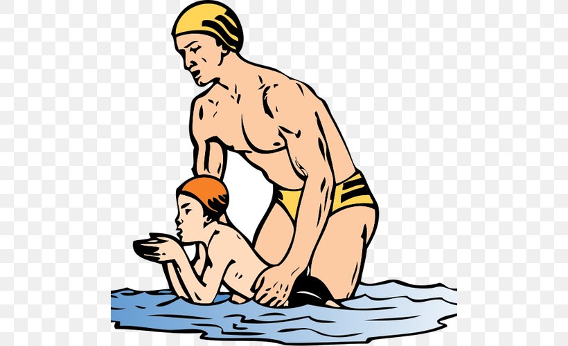 Swimming Lessons Teacher Clip Art, PNG, 500x500px, Swimming Lessons, Abdomen, Area, Arm, Art Download Free