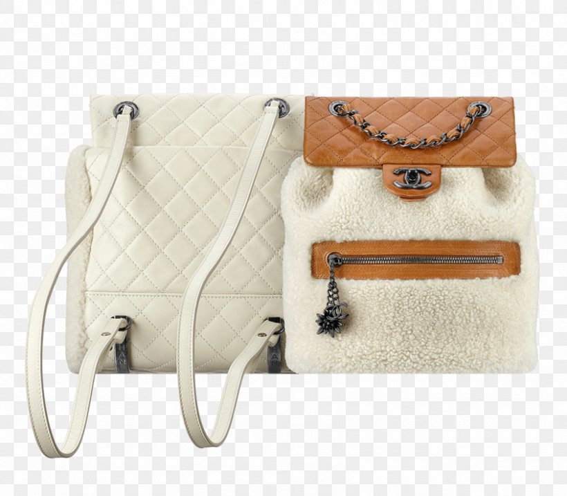 Chanel Backpack Handbag Shearling, PNG, 845x739px, Chanel, Backpack, Bag, Beige, Calfskin Download Free