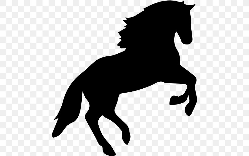 Arabian Horse Jumping Equestrian Clip Art, PNG, 512x512px, Arabian Horse, Black, Black And White, Bridle, Collection Download Free