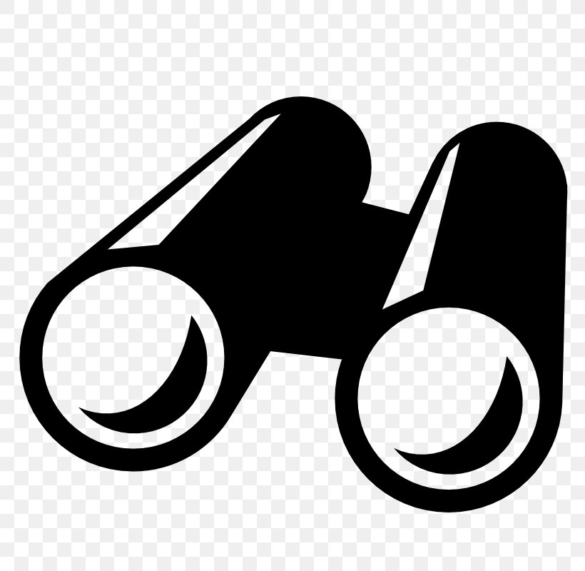 Binoculars Download Clip Art, PNG, 800x800px, Binoculars, Black, Black And White, Document, Monochrome Download Free