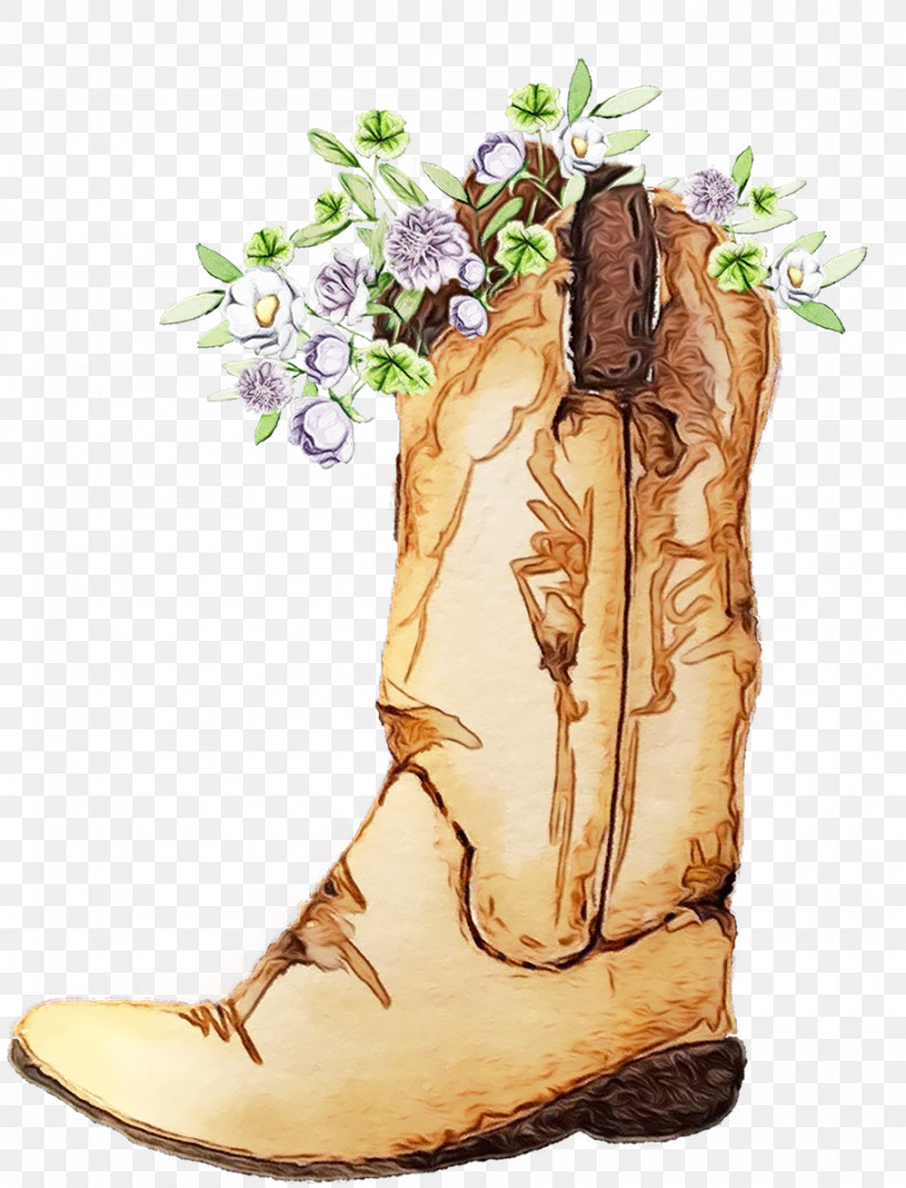 Footwear Boot Cowboy Boot Shoe Plant, PNG, 911x1195px, Watercolor, Boot, Cowboy Boot, Drawing, Durango Boot Download Free
