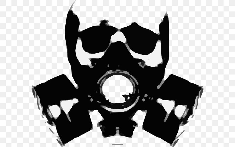 Gas Mask Skull Clip Art, PNG, 600x513px, Gas Mask, Black And White, Brand, Drawing, Headgear Download Free