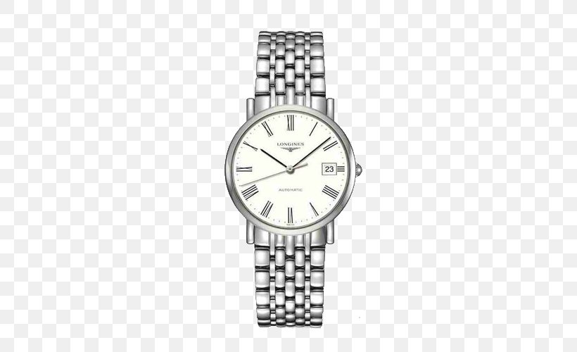Longines Automatic Watch Bracelet Movement, PNG, 500x500px, Longines, Automatic Watch, Baume Et Mercier, Bracelet, Brand Download Free
