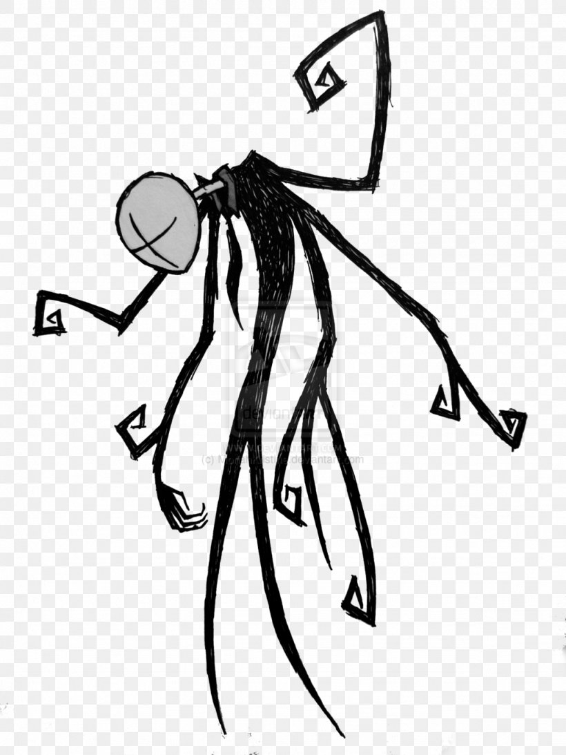 Slenderman Slender Man Stabbing Drawing Image Fan Art, PNG, 1024x1365px, Slenderman, Arm, Art, Artwork, Black Download Free