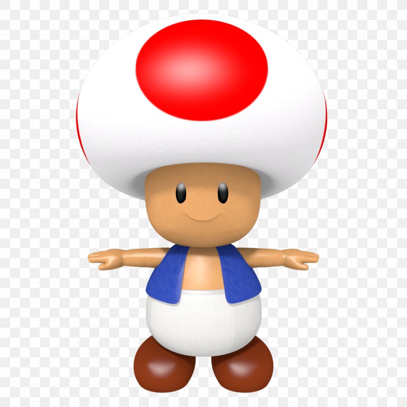 Toad Super Mario Bros. Nintendo 64 Luigi, PNG, 1500x1500px, Toad, Cartoon, Character, Finger, Hand Download Free