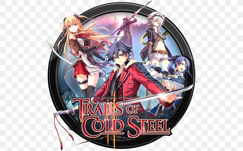 Trails – Erebonia Arc The Legend Of Heroes: Trails Of Cold Steel III The Legend Of Heroes: Trails In The Sky The 3rd PlayStation 4, PNG, 512x512px, Watercolor, Cartoon, Flower, Frame, Heart Download Free