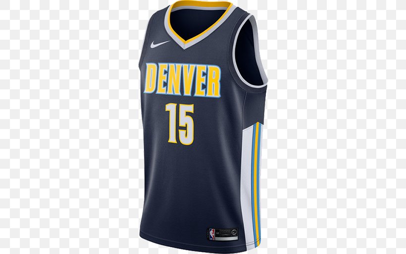 Denver Nuggets Sports Fan Jersey NBA Basketball Swingman, PNG, 512x512px, Denver Nuggets, Active Shirt, Active Tank, Basketball, Brand Download Free