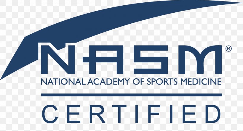 Personal Trainer National Academy Of Sports Medicine Logo Physical Fitness Training, PNG, 1464x792px, Personal Trainer, Area, Blue, Brand, Certification Download Free