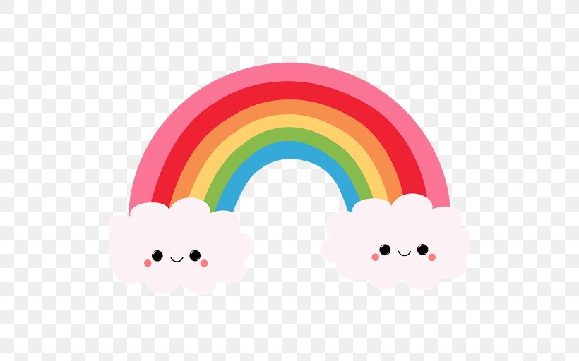 Rainbow Drawing Clip Art, PNG, 512x512px, Rainbow, Cartoon, Cuteness, Drawing, Fictional Character Download Free