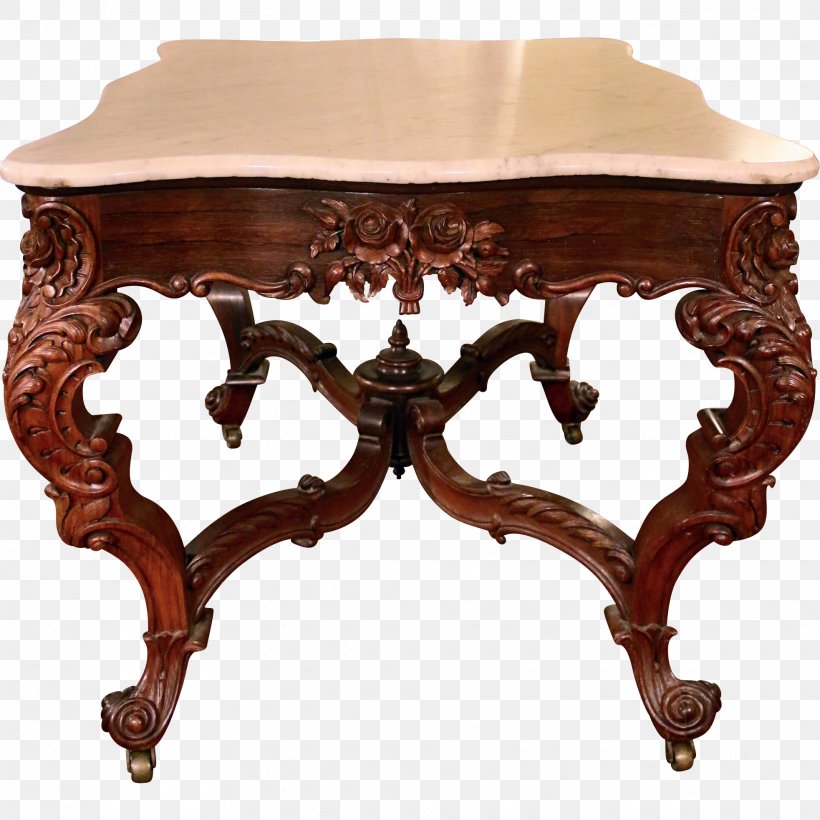 Coffee Tables Rococo Revival Couch, PNG, 1965x1965px, Table, Antique, Antique Furniture, Bed, Carving Download Free