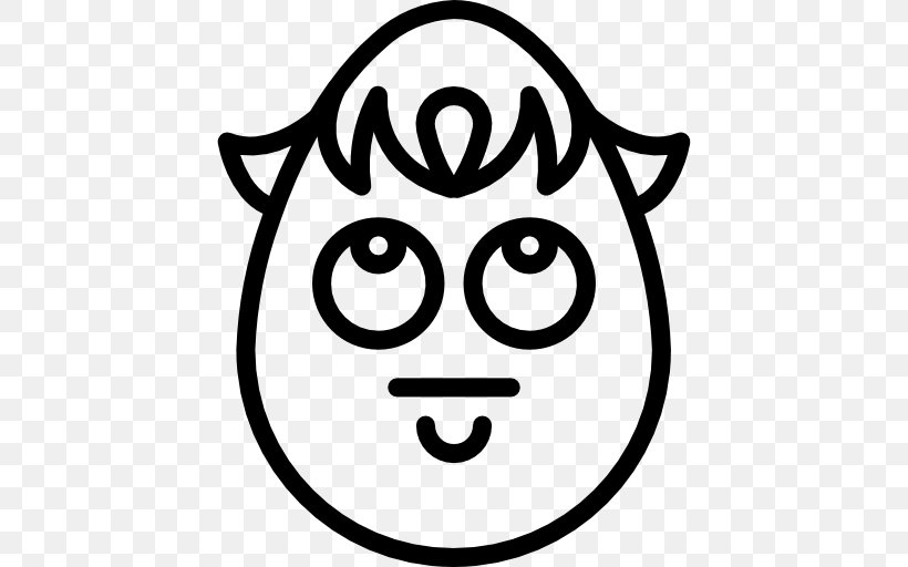 Smiley Emoji Clip Art, PNG, 512x512px, Smiley, Black, Black And White, Emoji, Emoticon Download Free