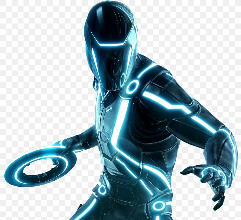 Tron: Evolution YouTube Desktop Wallpaper 1080p High-definition Television, PNG, 800x749px, 4k Resolution, Tron Evolution, Dry Suit, Electric Blue, Fictional Character Download Free