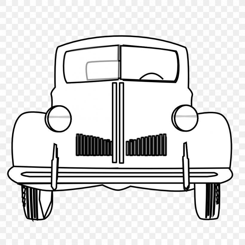 Vintage Car Classic Car Volkswagen Beetle Clip Art, PNG, 999x999px, Car, Antique Car, Automotive Design, Black And White, Classic Download Free