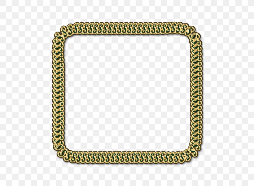 01504 Chain Picture Frames Rectangle Image, PNG, 600x600px, Chain, Brass, Hardware Accessory, Metal, Picture Frame Download Free