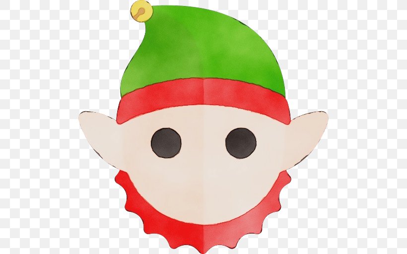 Christmas Elf, PNG, 504x512px, Watercolor, Christmas, Christmas Elf, Costume, Costume Accessory Download Free