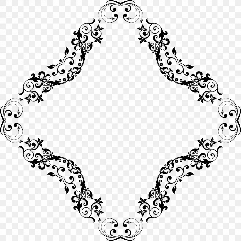 Circle Clip Art, PNG, 2340x2340px, Decorative Arts, Area, Black, Black And White, Body Jewelry Download Free