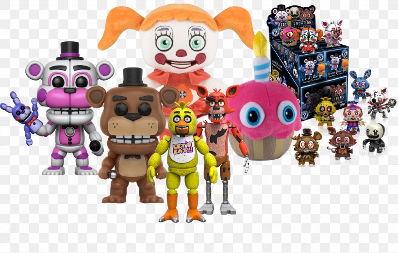 Five Nights At Freddy's: Sister Location Five Nights At Freddy's 4 Five Nights At Freddy's 2 Freddy Fazbear's Pizzeria Simulator, PNG, 1861x1183px, Toy, Action Toy Figures, Designer Toy, Funko, Game Download Free