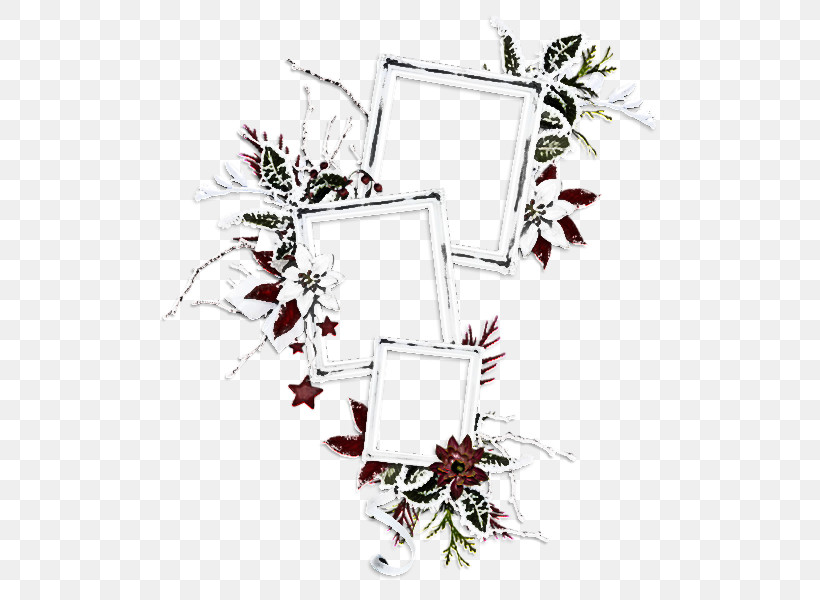 Picture Frame, PNG, 600x600px, Flower, Branch, Christmas Day, Cut Flowers, Decoration Download Free