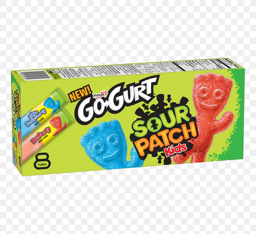 Sour Patch Kids Go-Gurt Flavor Ice Cream Yoghurt, PNG, 750x750px, Sour Patch Kids, Blue Raspberry Flavor, Brand, Candy, Confectionery Download Free