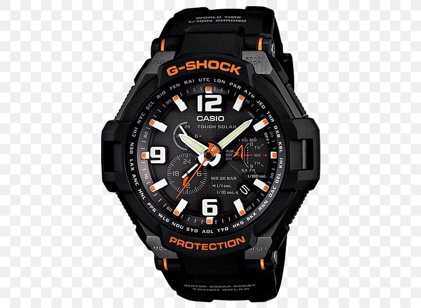 G-Shock Solar-powered Watch Casio Shock-resistant Watch, PNG, 500x600px, Gshock, Abrahamlouis Perrelet, Brand, Casio, Casio Wave Ceptor Download Free