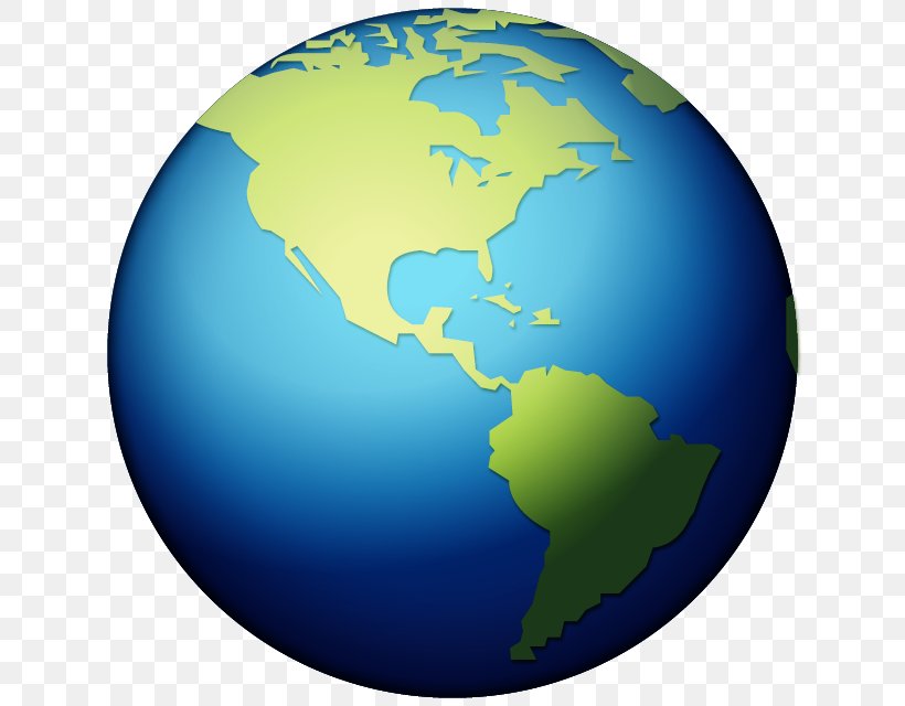 Earth Globe World Emoji Americas, PNG, 640x640px, Earth, Americas, Continent, Emoji, Emoji Movie Download Free