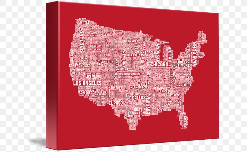 United States Of America City Map Canvas, PNG, 650x504px, United States Of America, Abstract Art, Art, Canvas, Canvas Print Download Free