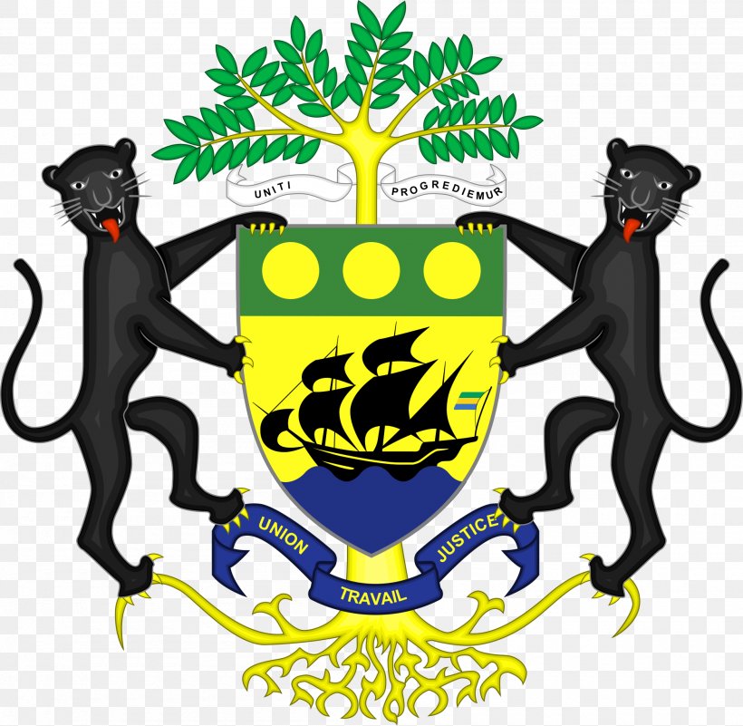 Coat Of Arms Of Gabon Flag Of Gabon Congo, PNG, 2000x1956px, Gabon, Artwork, Coat Of Arms, Coat Of Arms Of Finland, Coat Of Arms Of Gabon Download Free