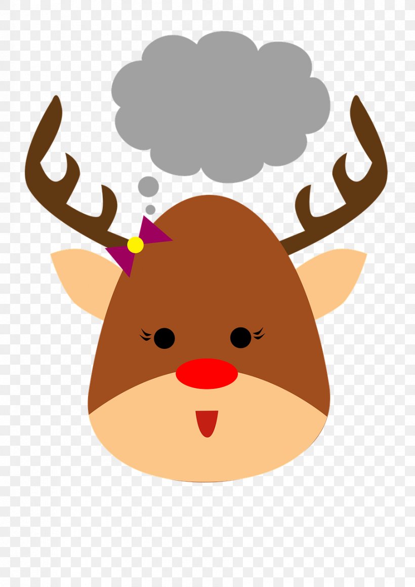 Reindeer Moose Image Clip Art, PNG, 905x1280px, Reindeer, Animal, Antler, Cartoon, Christmas Day Download Free