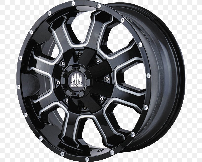 Alloy Wheel Mayhem Spoke Rim, PNG, 689x658px, Alloy Wheel, Auto Part, Automotive Design, Automotive Tire, Automotive Wheel System Download Free