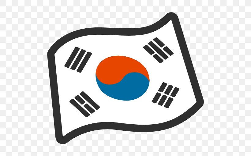 Flag Of South Korea Flag Of North Korea, PNG, 512x512px, South Korea, Area, Brand, Emoji, Flag Download Free