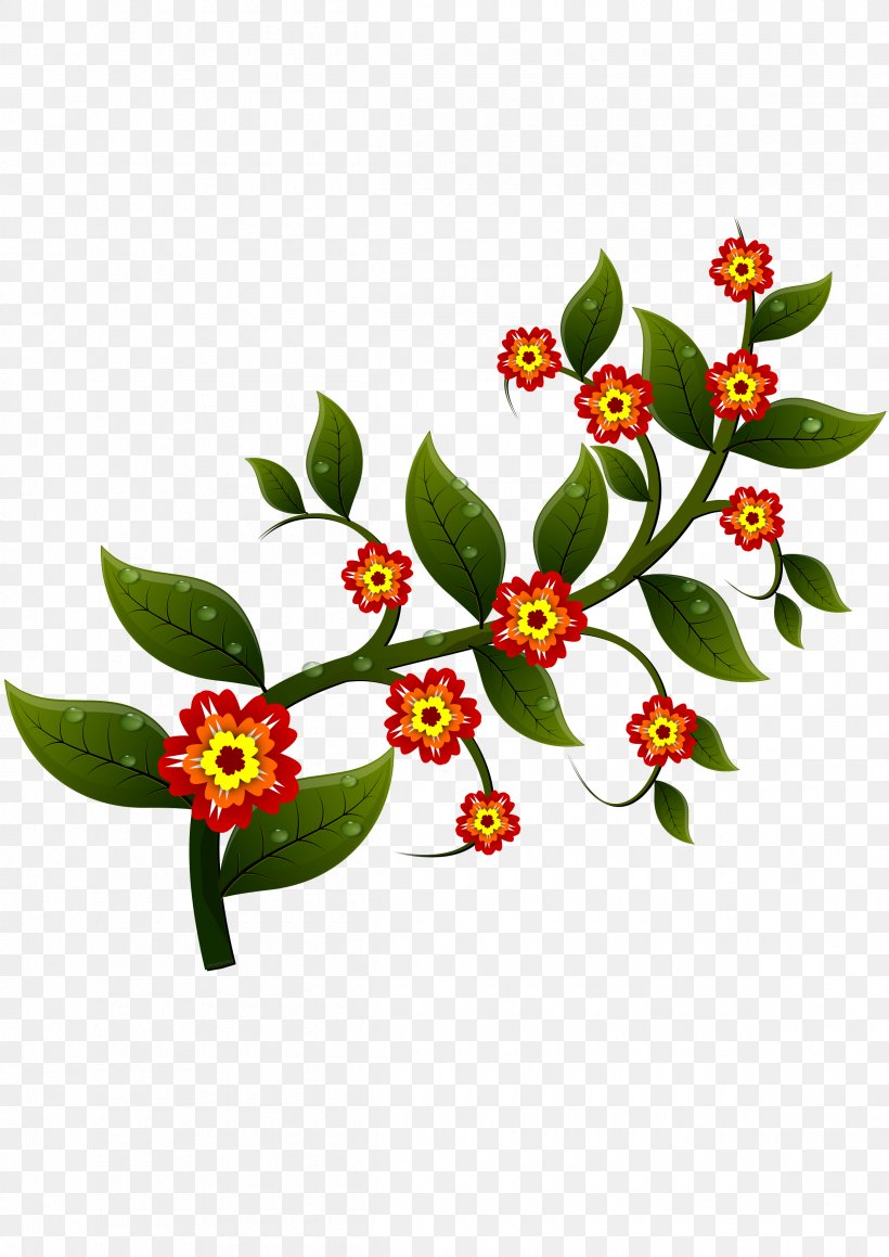 Flower Branch, PNG, 2400x3394px, Flower, Branch, Bud, Flora, Flower Garden Download Free