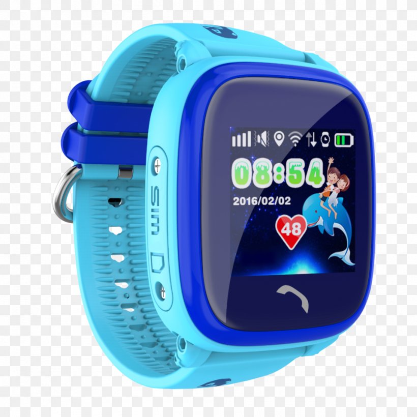SmartBabyWatch, PNG, 958x958px, Smartwatch, Aqua, Blue, Clock, Color Download Free