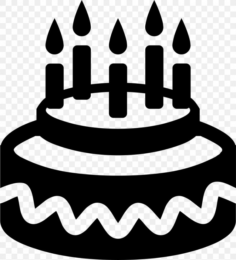 Birthday Cake Torte Napoleonka Cupcake, PNG, 890x980px, Birthday Cake, Birthday, Black, Black And White, Cake Download Free