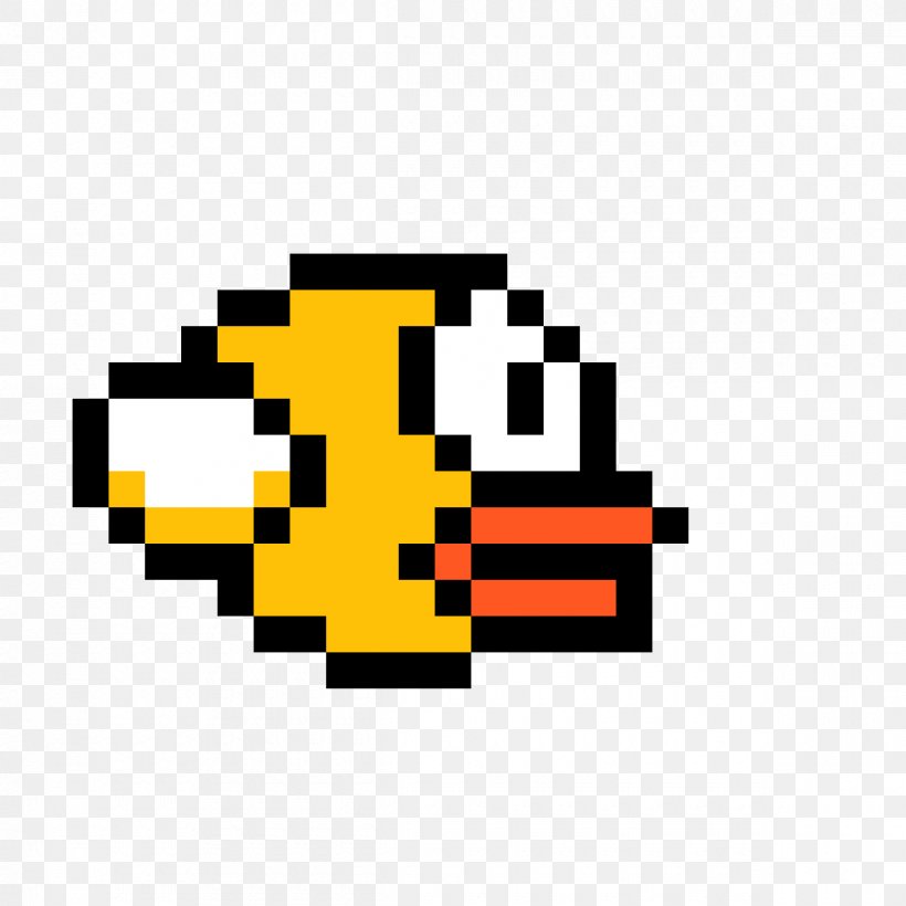 Flappy Bird Pixel Art Minecraft Mallard, PNG, 1200x1200px, 2d Computer Graphics, Flappy Bird, Art, Brand, Drawing Download Free