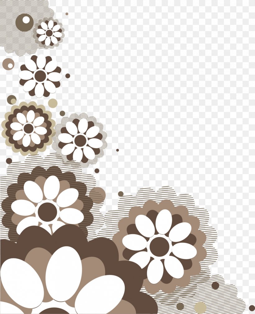 Illustration, PNG, 1184x1459px, Motif, Art, Black And White, Drawing, Flora Download Free